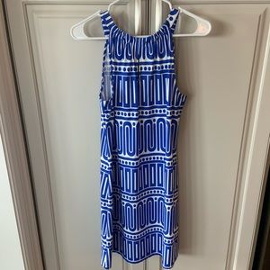 Blue and White Jude Connally Dress